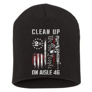 Clean Up On Aisle 46 We The People American Flag AR 15 Short Acrylic Beanie