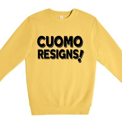 Cuomo Resigns Premium Crewneck Sweatshirt