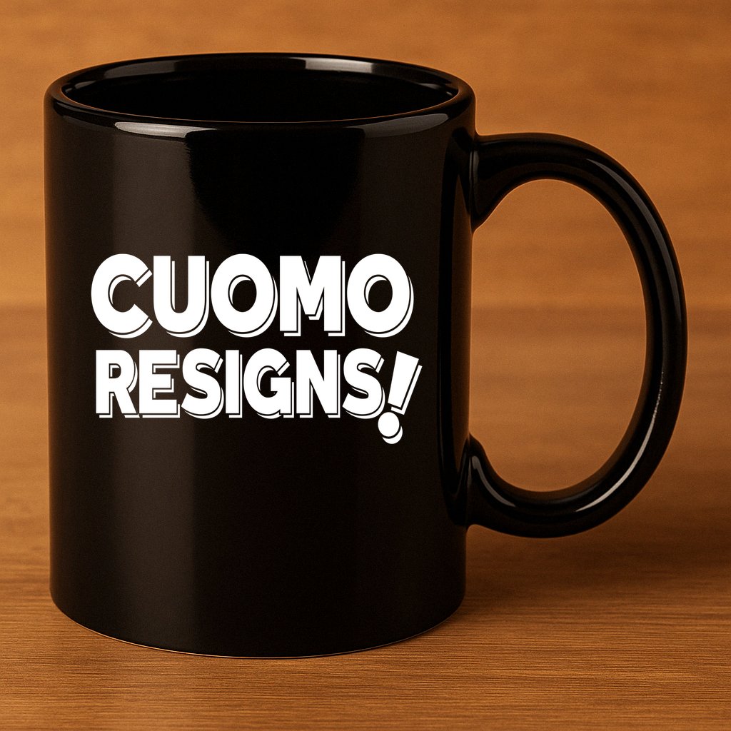 Cuomo Resigns 11oz C Handle Ceramic Mug