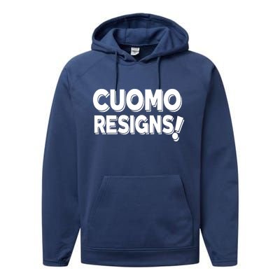 Cuomo Resigns Performance Fleece Hoodie