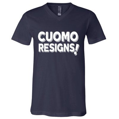 Cuomo Resigns V-Neck T-Shirt