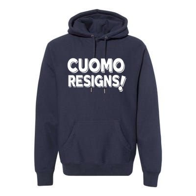 Cuomo Resigns Premium Hoodie