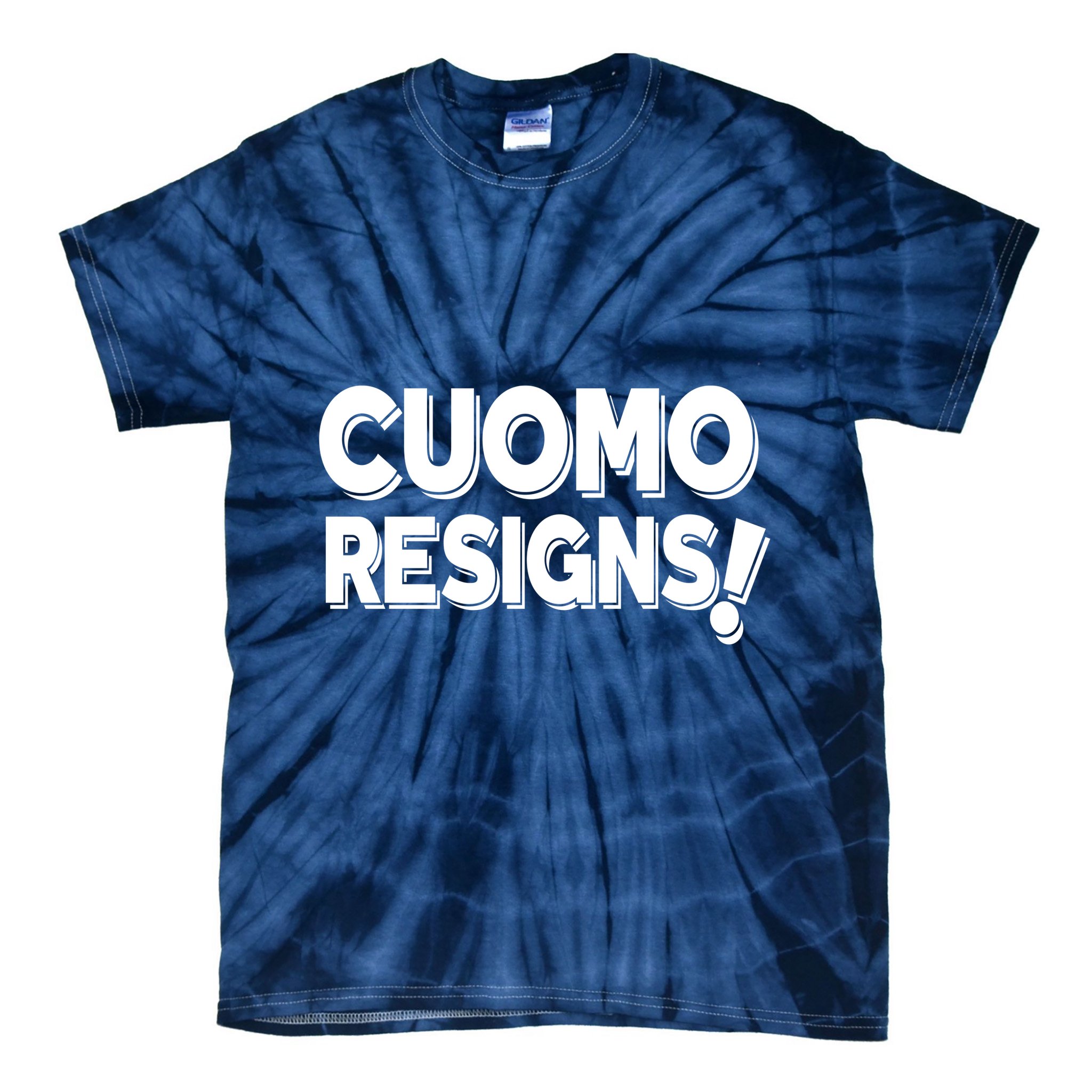 Cuomo Resigns Tie-Dye T-Shirt