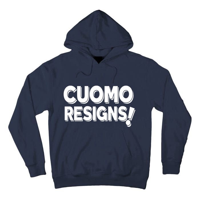 Cuomo Resigns Tall Hoodie