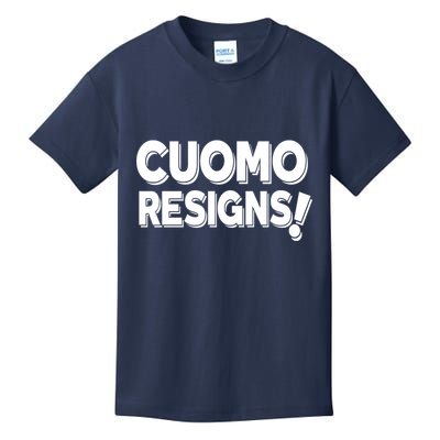 Cuomo Resigns Kids T-Shirt