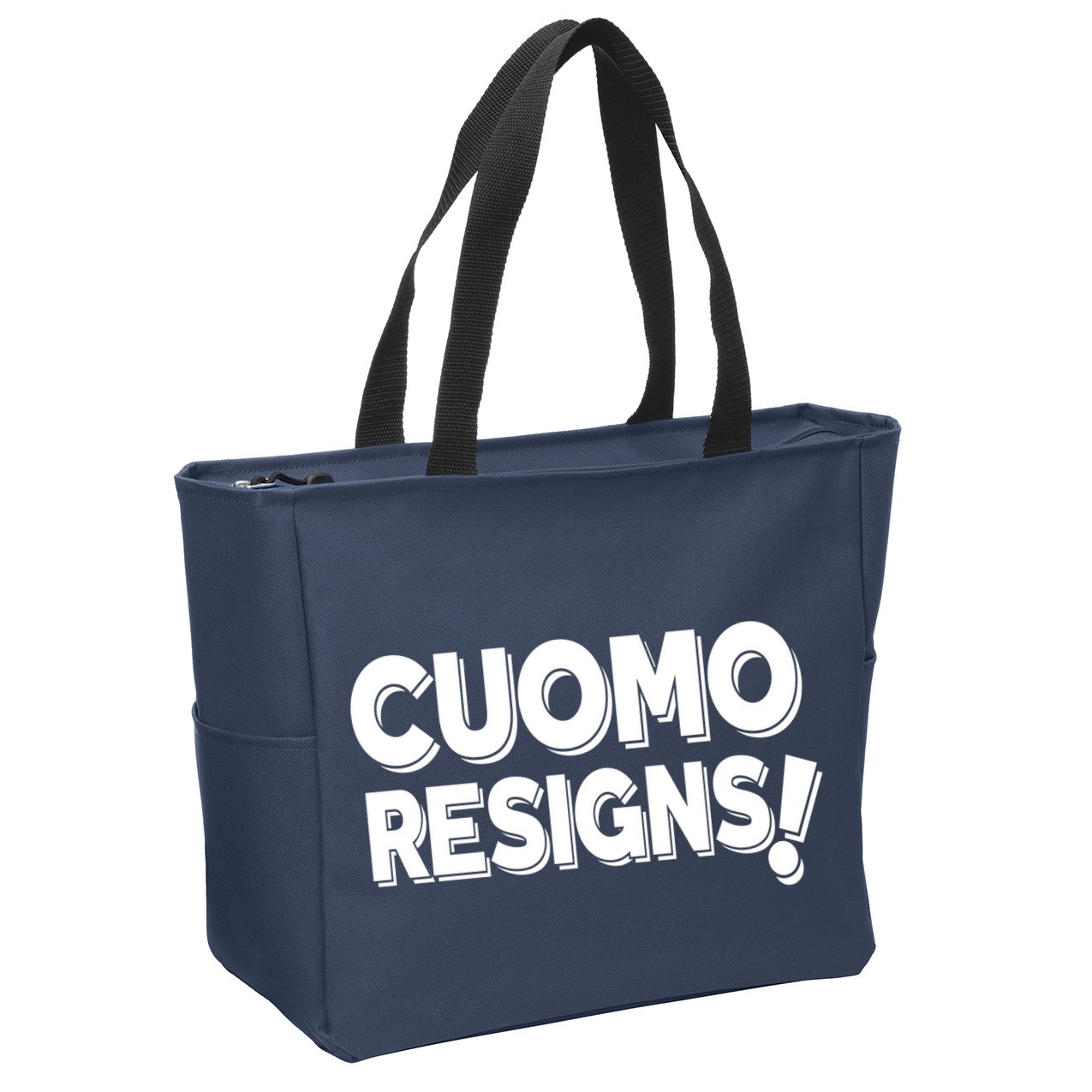 Cuomo Resigns Zip Tote Bag