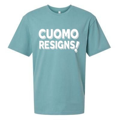 Cuomo Resigns Sueded Cloud Jersey T-Shirt