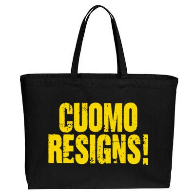 Cuomo Resigns Anti Andrew Cuomo Cotton Canvas Jumbo Tote