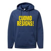 Cuomo Resigns Anti Andrew Cuomo Performance Fleece Hoodie