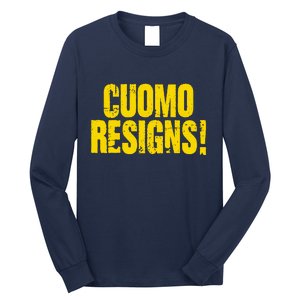 Cuomo Resigns Anti Andrew Cuomo Long Sleeve Shirt