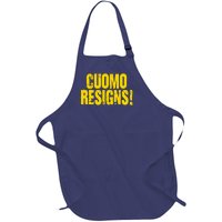 Cuomo Resigns Anti Andrew Cuomo Full-Length Apron With Pockets