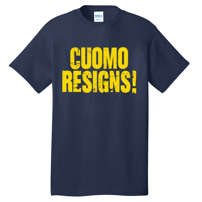 Cuomo Resigns Anti Andrew Cuomo Tall T-Shirt