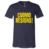 Cuomo Resigns Anti Andrew Cuomo V-Neck T-Shirt