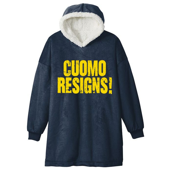 Cuomo Resigns Anti Andrew Cuomo Hooded Wearable Blanket