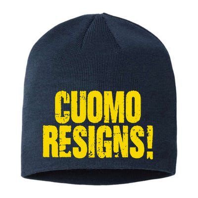 Cuomo Resigns Anti Andrew Cuomo Sustainable Beanie
