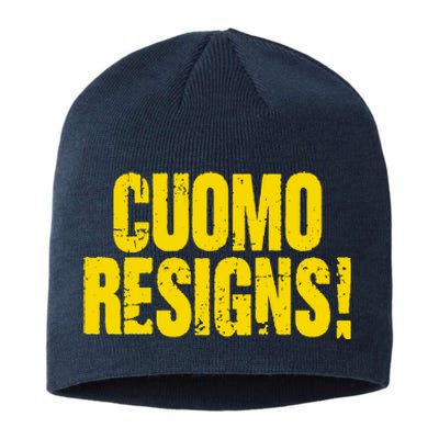 Cuomo Resigns Anti Andrew Cuomo Sustainable Beanie