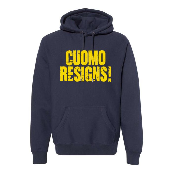 Cuomo Resigns Anti Andrew Cuomo Premium Hoodie