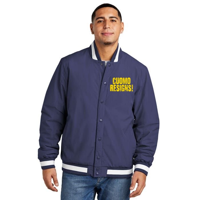 Cuomo Resigns Anti Andrew Cuomo Insulated Varsity Jacket