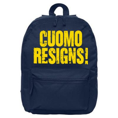 Cuomo Resigns Anti Andrew Cuomo 16 in Basic Backpack