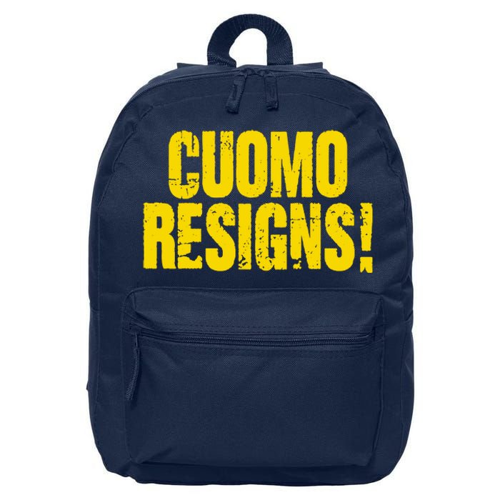 Cuomo Resigns Anti Andrew Cuomo 16 in Basic Backpack