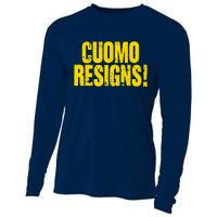 Cuomo Resigns Anti Andrew Cuomo Cooling Performance Long Sleeve Crew