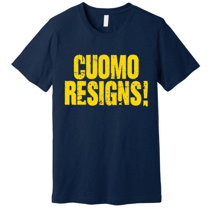 Cuomo Resigns Anti Andrew Cuomo Premium T-Shirt