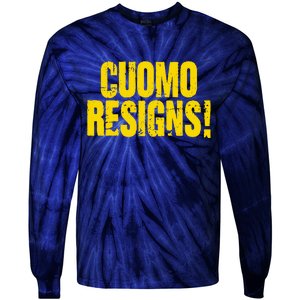 Cuomo Resigns Anti Andrew Cuomo Tie-Dye Long Sleeve Shirt