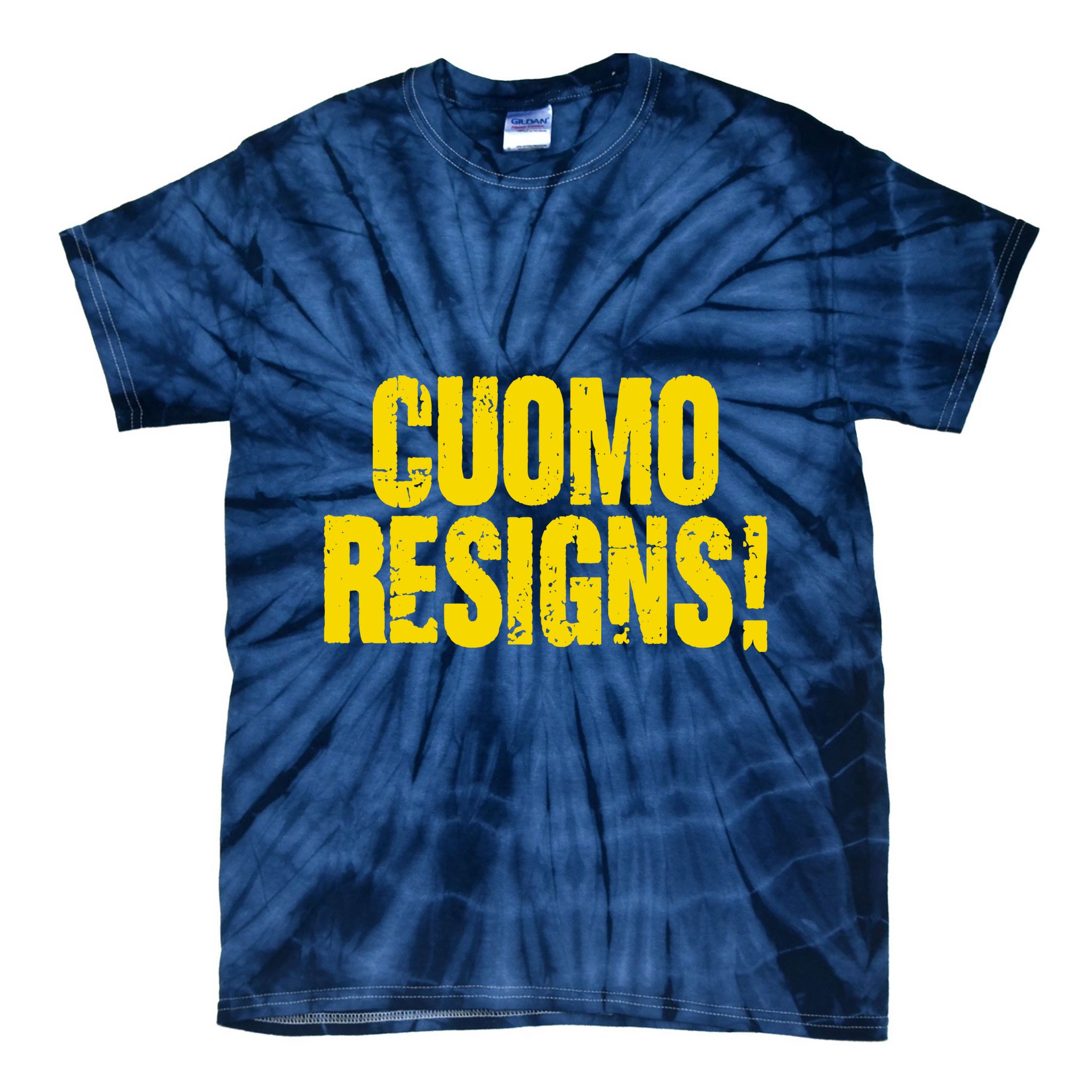 Cuomo Resigns Anti Andrew Cuomo Tie-Dye T-Shirt