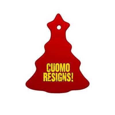 Cuomo Resigns Anti Andrew Cuomo Ceramic Tree Ornament