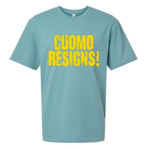 Cuomo Resigns Anti Andrew Cuomo Sueded Cloud Jersey T-Shirt