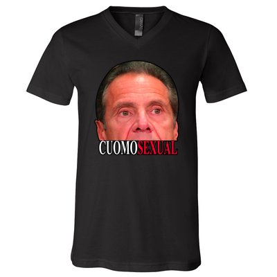 Cuomo Sexual V-Neck T-Shirt