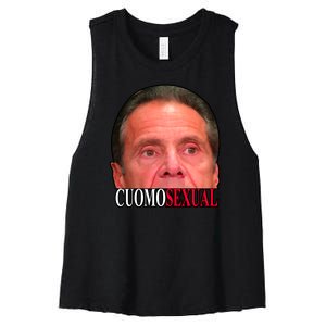 Cuomo Sexual Women's Racerback Cropped Tank