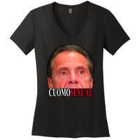 Cuomo Sexual Women's V-Neck T-Shirt