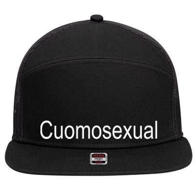 Cuomo Sexual Cuomosexual 7 Panel Mesh Trucker Snapback Hat