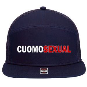 Cuomosexual 7 Panel Mesh Trucker Snapback Hat