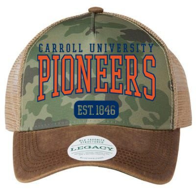 Carroll University Pioneers Est Date Gift Legacy Tie Dye Trucker Hat