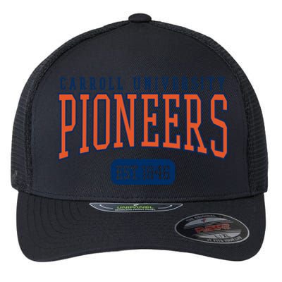 Carroll University Pioneers Est Date Gift Flexfit Unipanel Trucker Cap