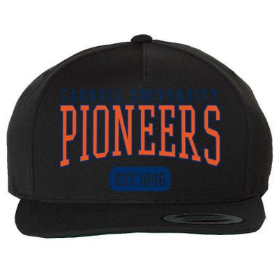 Carroll University Pioneers Est Date Gift Wool Snapback Cap