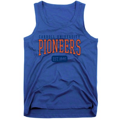 Carroll University Pioneers Est Date Gift Tank Top