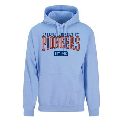 Carroll University Pioneers Est Date Gift Unisex Surf Hoodie