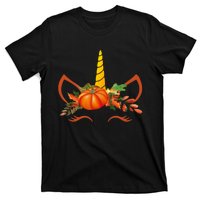 Cute Unicorn Pumpkin For Halloween Thanksgiving T-Shirt