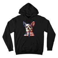 Chihuahua Usa Patriotic American Flag Hoodie