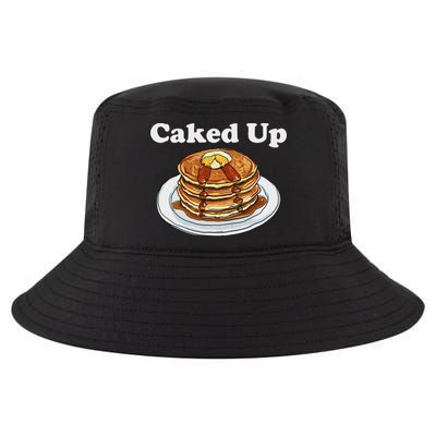 Caked Up Pancake Lover Sweet Breakfast Baking Cool Comfort Performance Bucket Hat