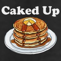 Caked Up Pancake Lover Sweet Breakfast Baking Cool Comfort Performance Bucket Hat