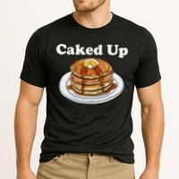 Caked Up Pancake Lover Sweet Breakfast Baking Cooling Performance Crew T-Shirt
