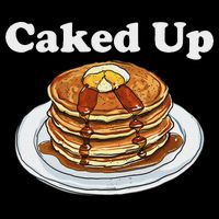 Caked Up Pancake Lover Sweet Breakfast Baking Zip Tote Bag