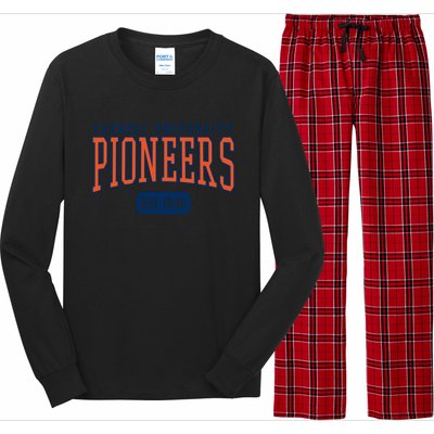 Carroll University Pioneers Est Date Meaningful Gift Long Sleeve Pajama Set