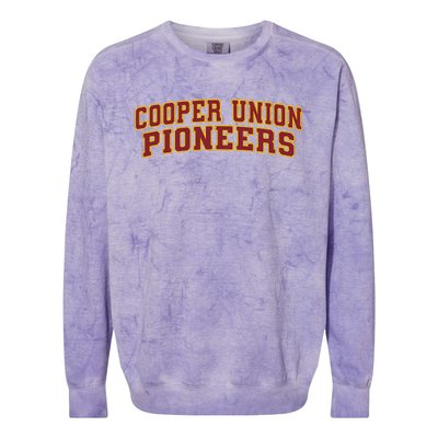 Cooper Union Pioneers Colorblast Crewneck Sweatshirt