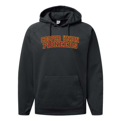 Cooper Union Pioneers Performance Fleece Hoodie