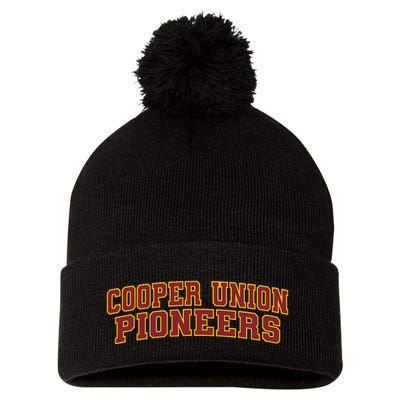 Cooper Union Pioneers Pom Pom 12in Knit Beanie